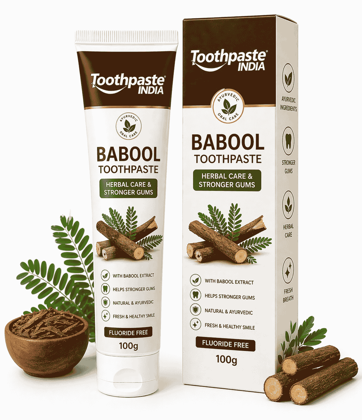 Babool toothpaste manufacturer in India by Toothpaste India offering ayurvedic toothpaste with private label and bulk production