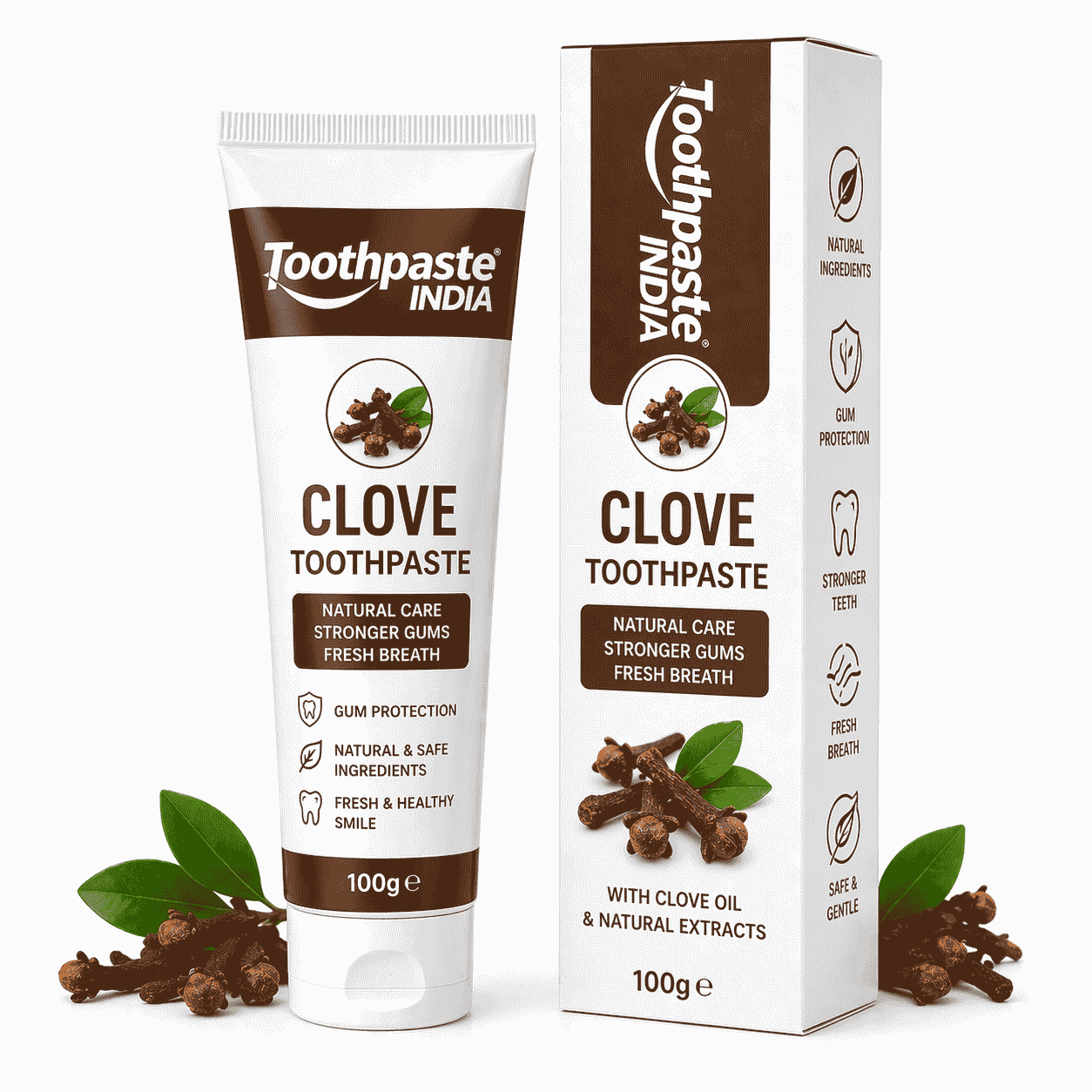 Clove toothpaste manufacturer in India by Toothpaste India offering herbal toothpaste with private label and bulk production