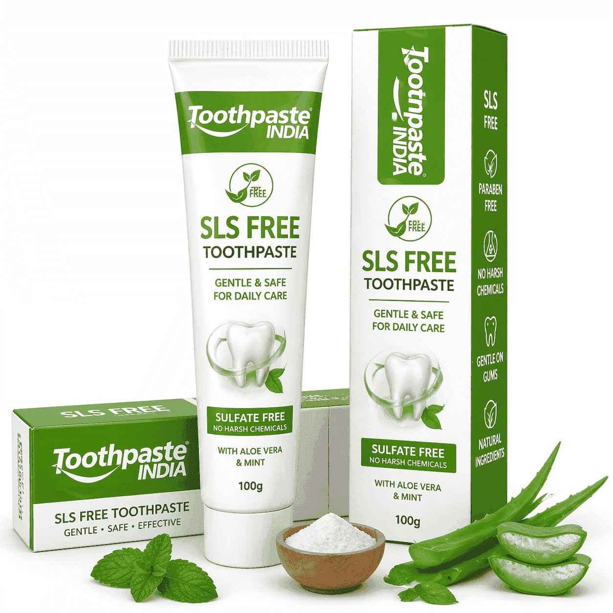 SLS Free Toothpaste Manufacturer