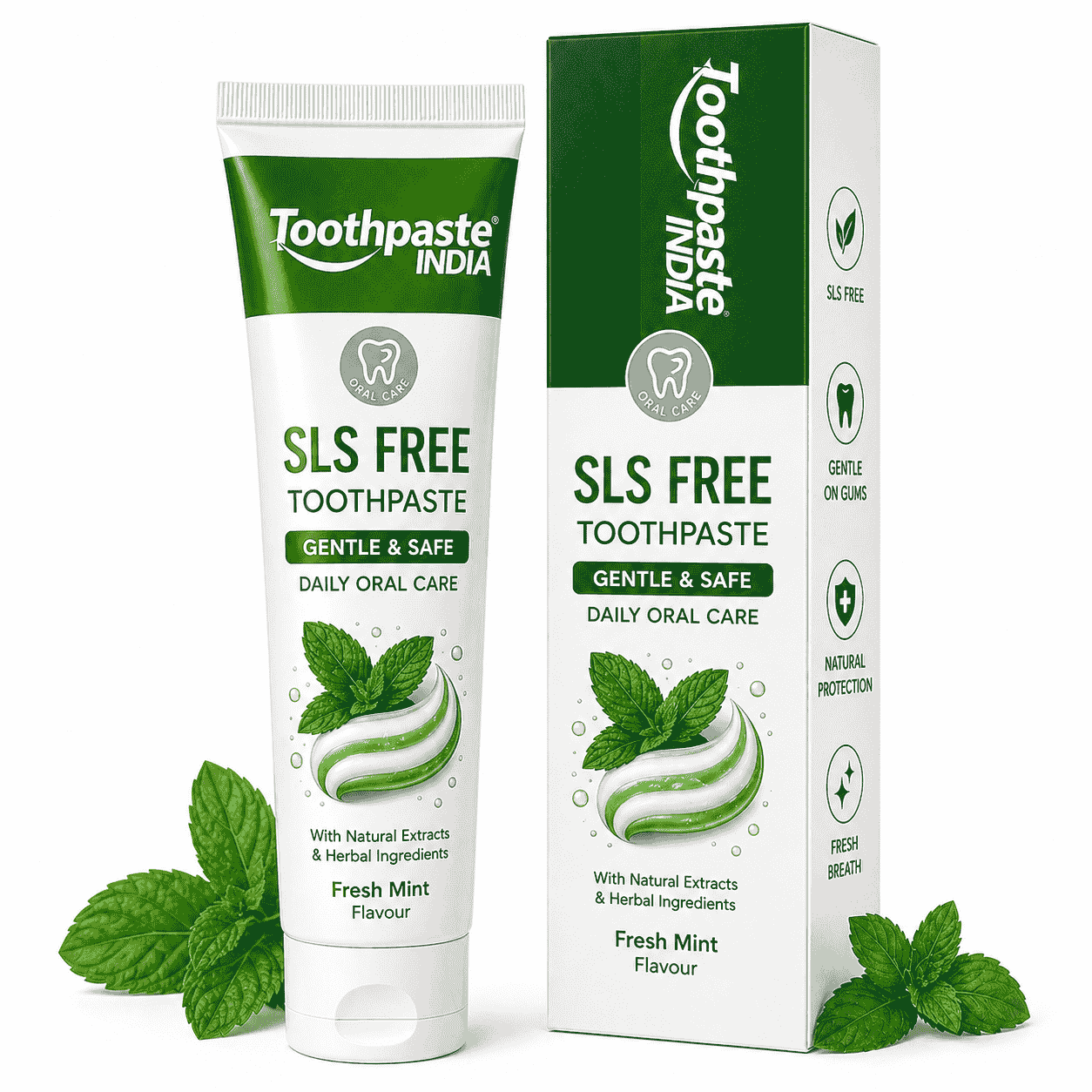 SLS free toothpaste manufacturer in India private label production