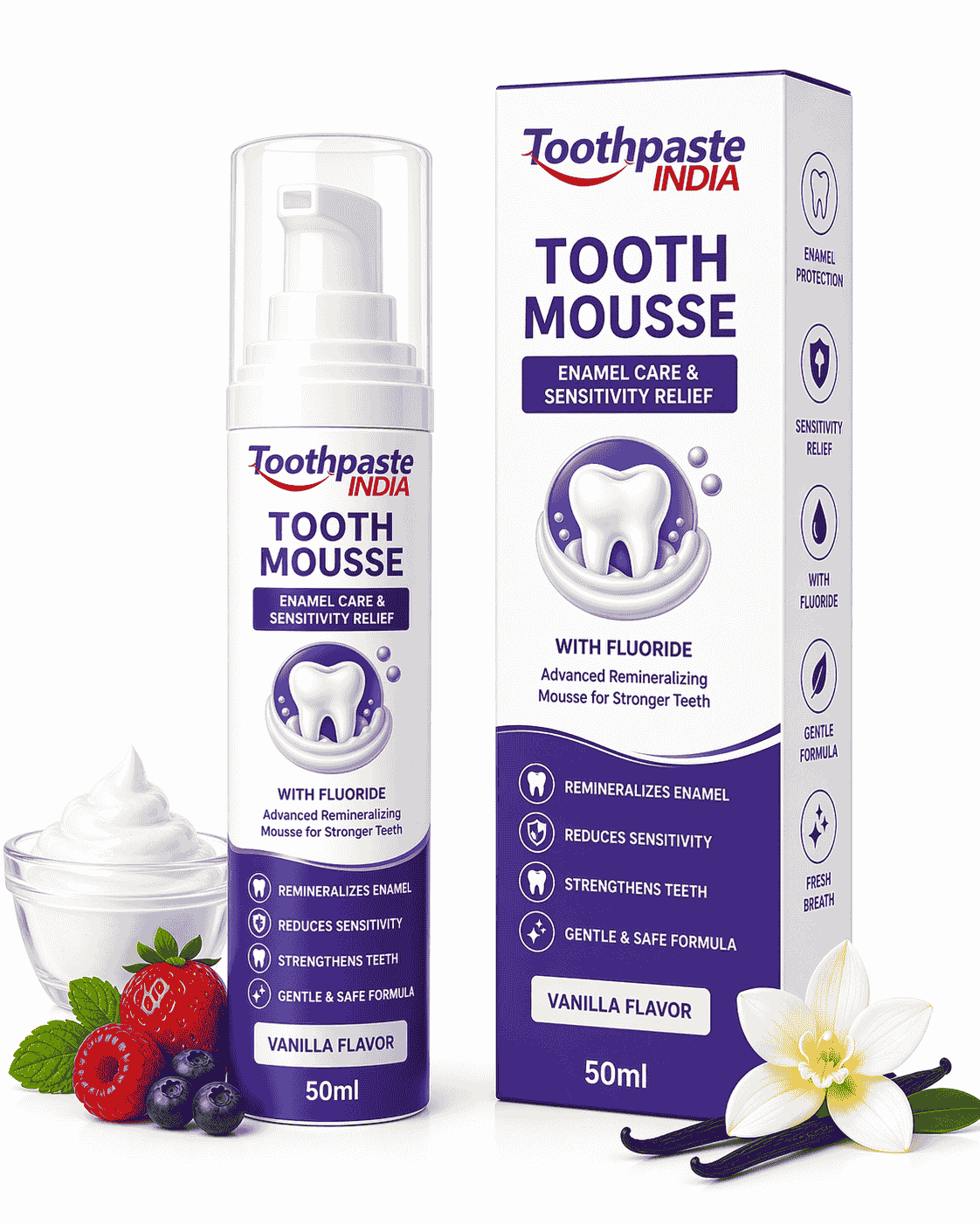 Tooth Mousse Manufacturer & Factory in India | Toothpaste India