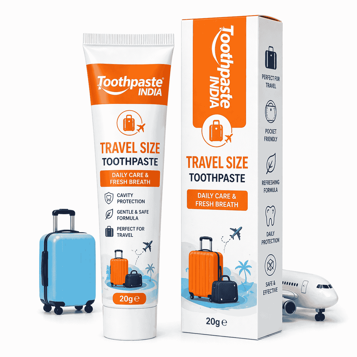 Travel size toothpaste manufacturer in India by Toothpaste India offering private label mini toothpaste with bulk production