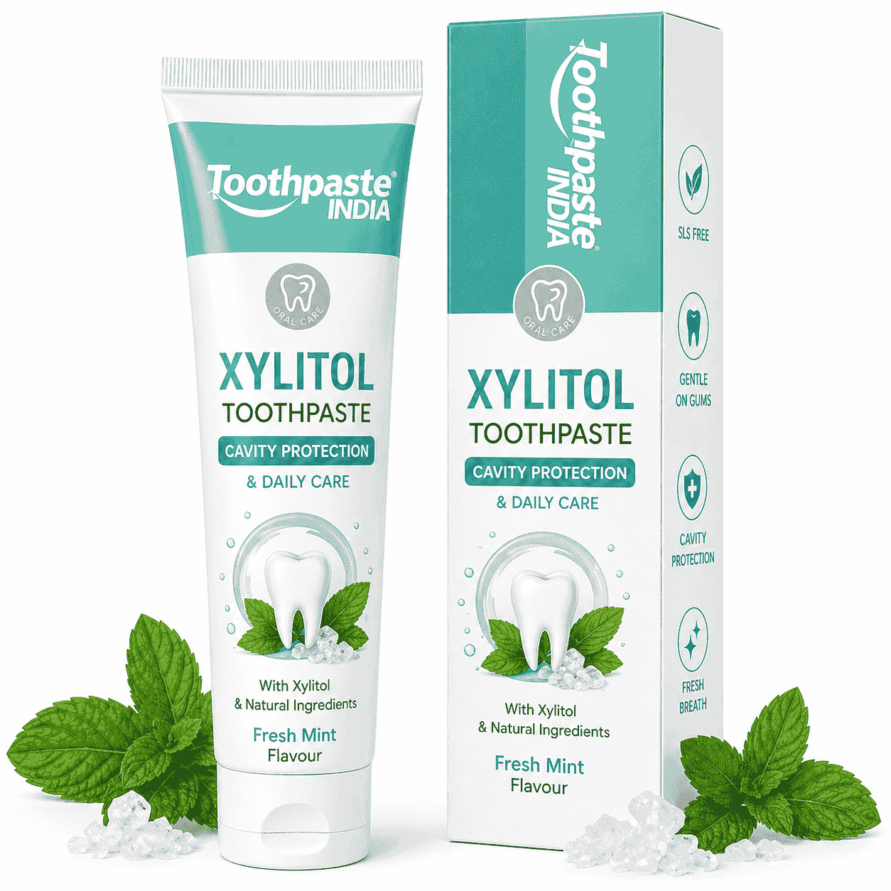 Private label xylitol toothpaste manufacturer with bulk production in India
