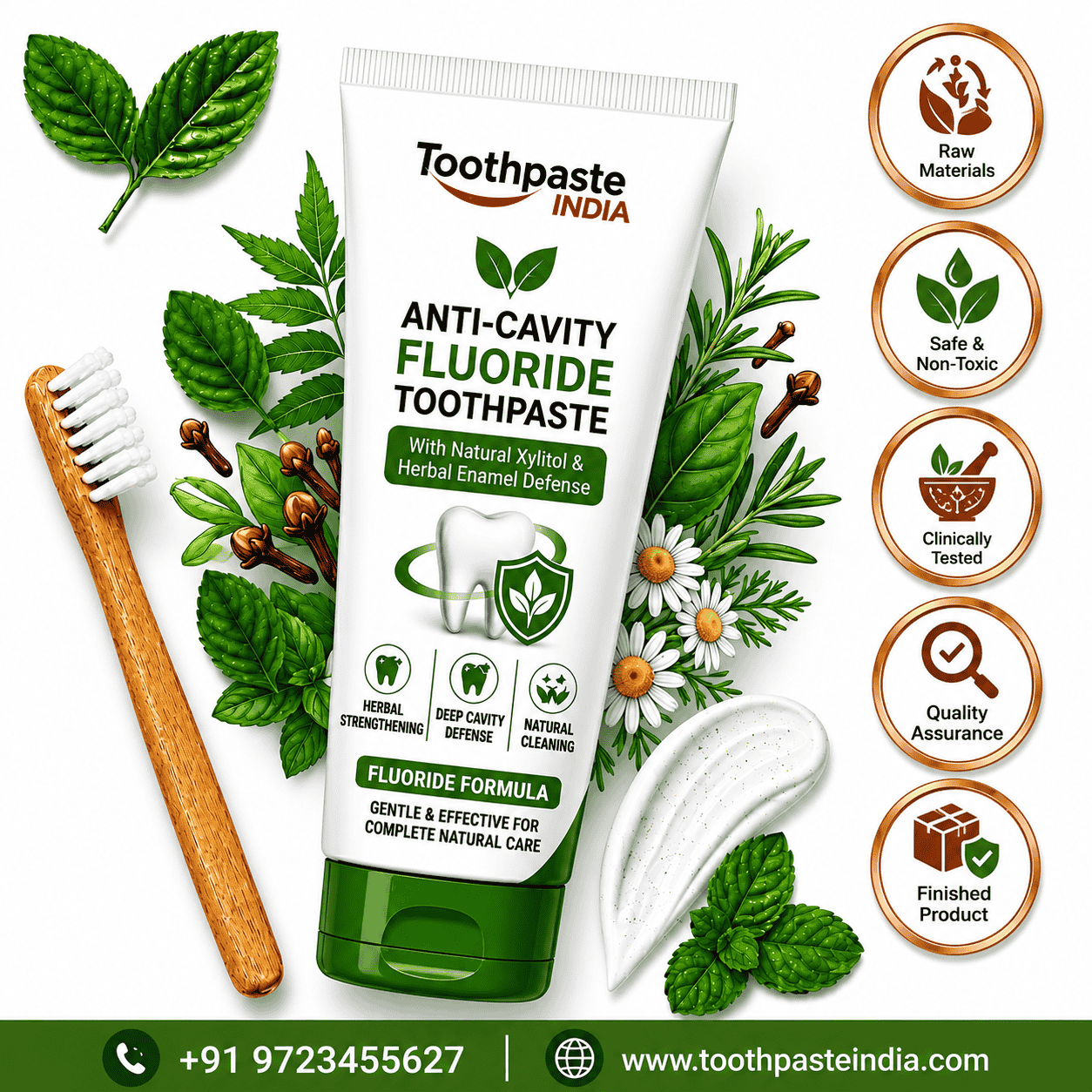 Anti Cavity Fluoride Toothpaste Manufacturer