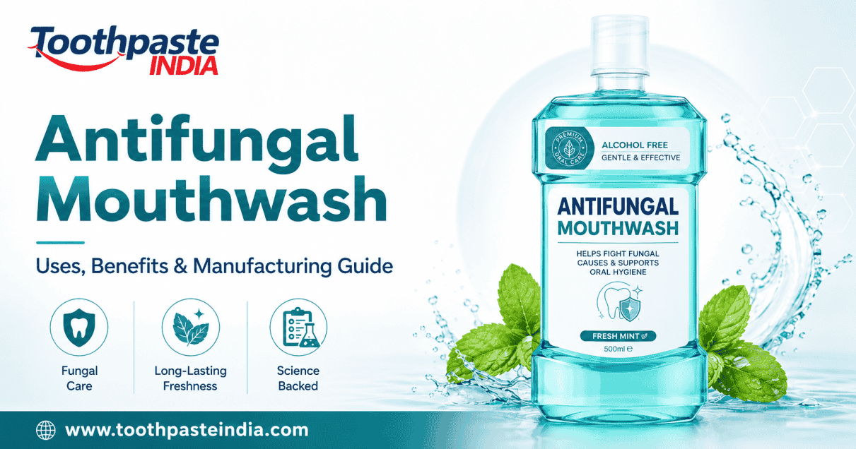 Antifungal mouthwash uses, benefits, oral hygiene support, antifungal mouth rinse, and private label mouthwash manufacturing guide