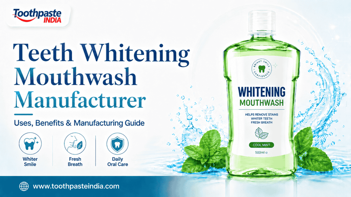 Teeth whitening mouthwash manufacturer offering whitening mouth rinse for mouthwash for yellow teeth with fresh breath support