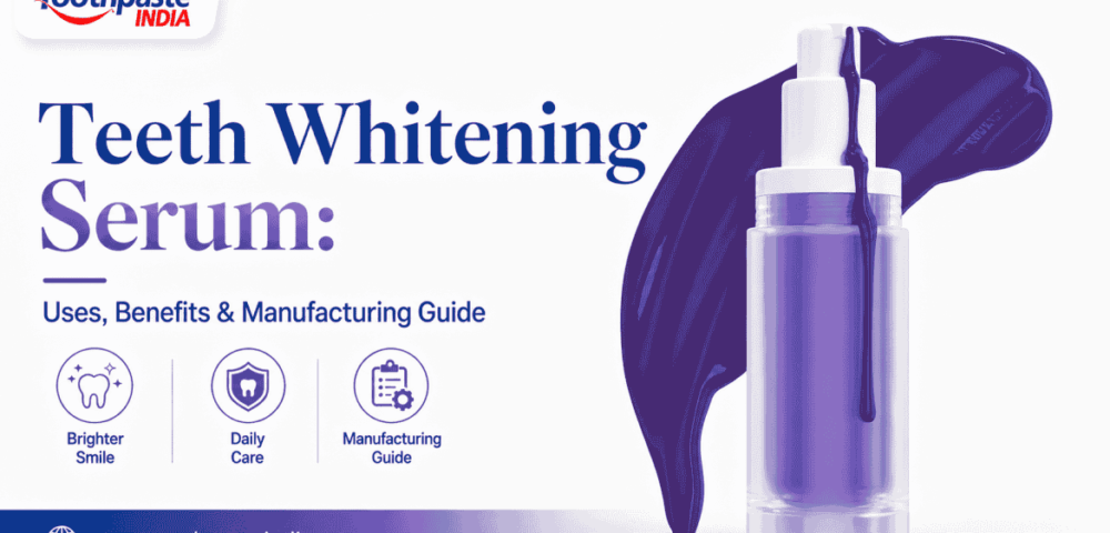 Teeth Whitening Serum by a Private Label Teeth Whitening Serum Manufacturer with teeth whitening essence and purple serum for teeth