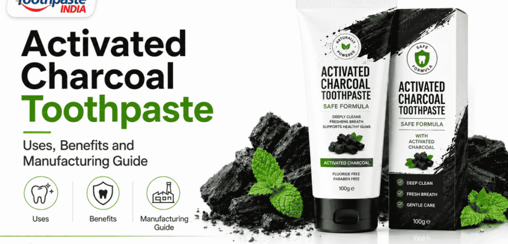 Activated charcoal toothpaste benefits and manufacturing guide for charcoal toothpaste manufacturer