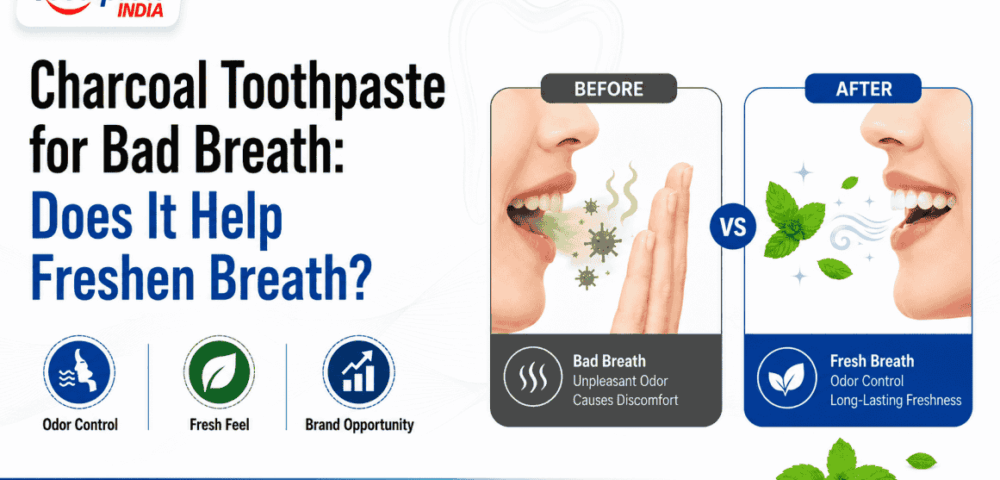 Charcoal toothpaste for bad breath guide by Toothpaste India