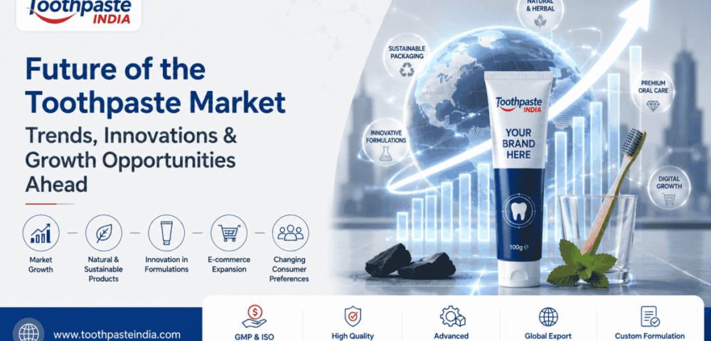 Future of the toothpaste market with global growth, innovative formulations, sustainable packaging and changing consumer trends