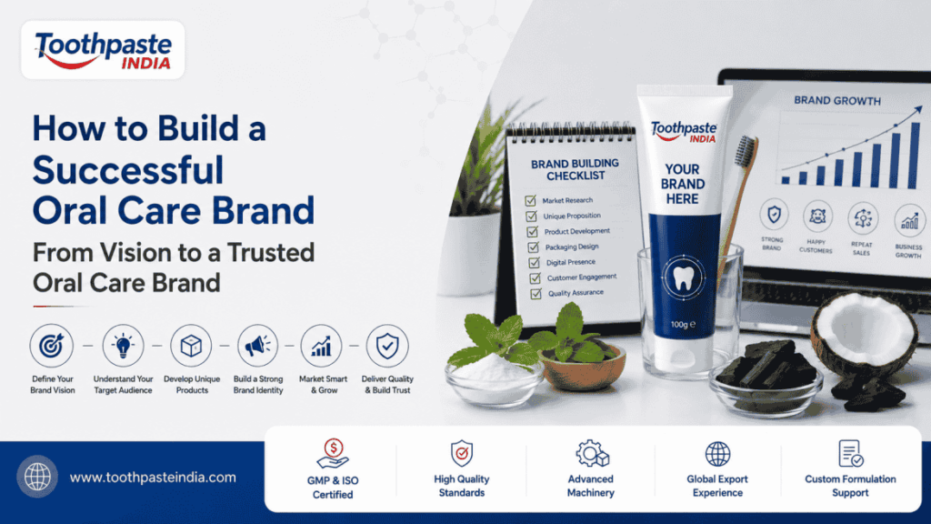 How to build a successful oral care brand with formulation, manufacturing, packaging and marketing