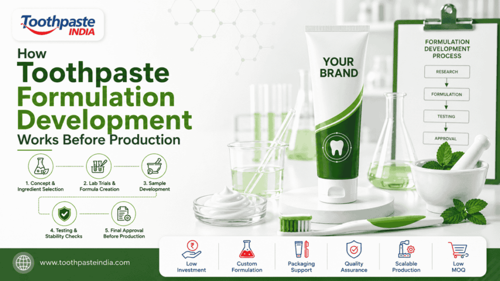 How Toothpaste Formulation Development Works Before Production