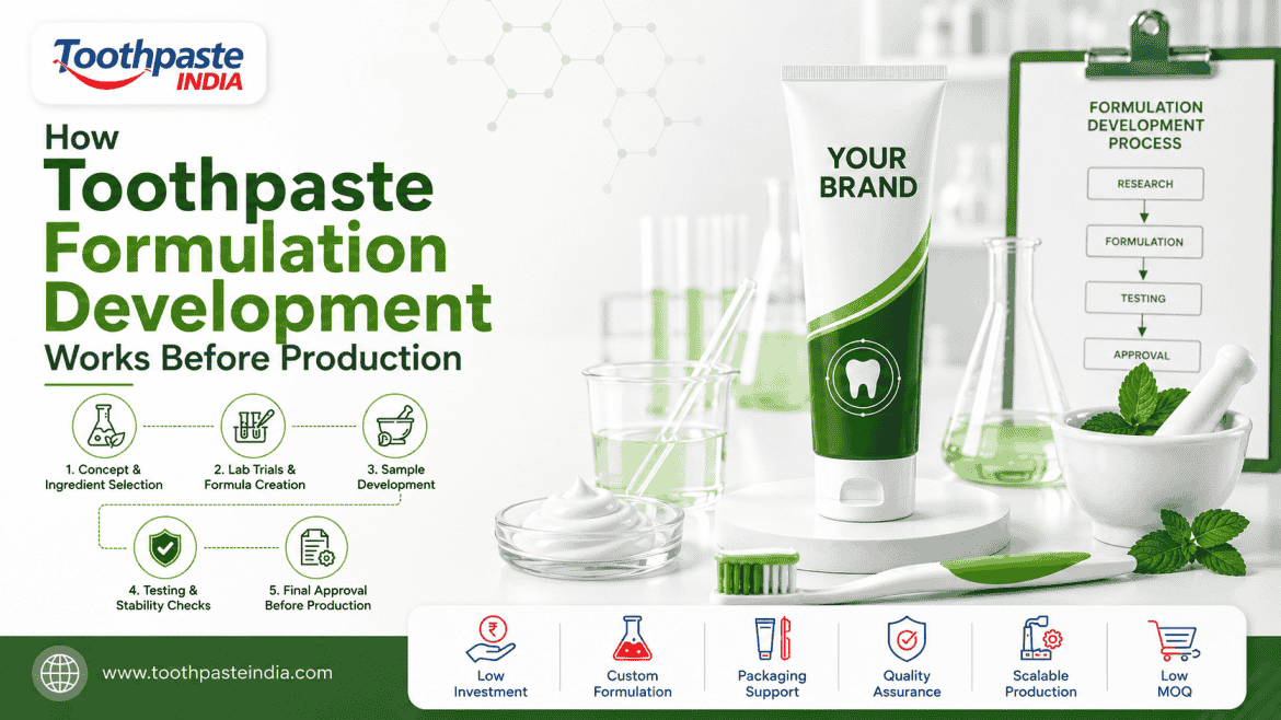 How Toothpaste Formulation Development Works Before Production