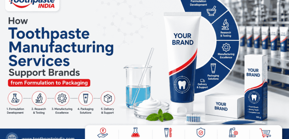 Toothpaste manufacturing services supporting brands from custom formulation and testing to production, packaging and delivery.