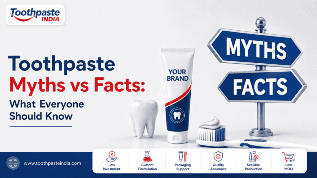Toothpaste myths vs facts about fluoride, whitening, charcoal and toothpaste manufacturing