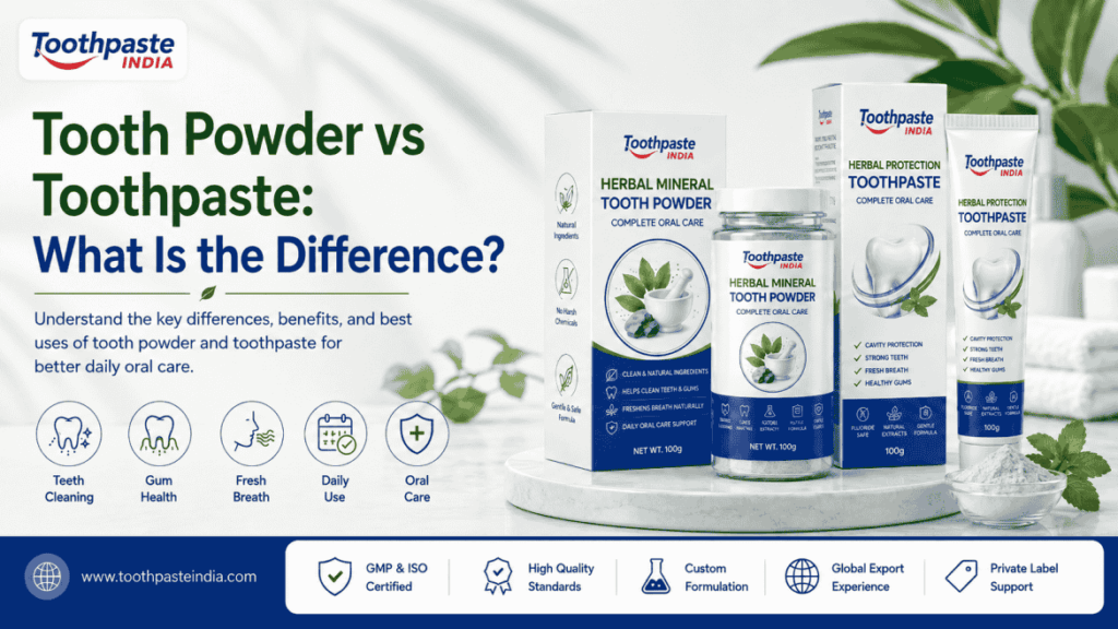 Tooth Powder vs Toothpaste: What Is the Difference?