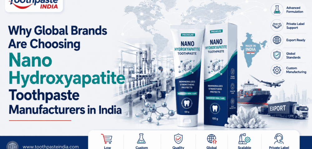 Nano Hydroxyapatite Toothpaste Manufacturers in India for Global Brands