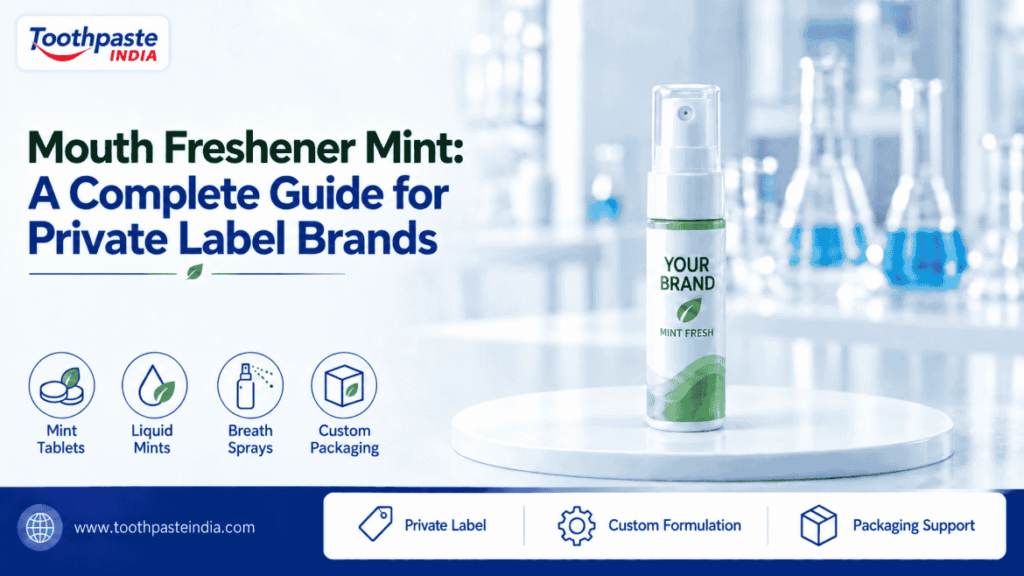 Long lasting mint mouth freshener tablets for fresh breath