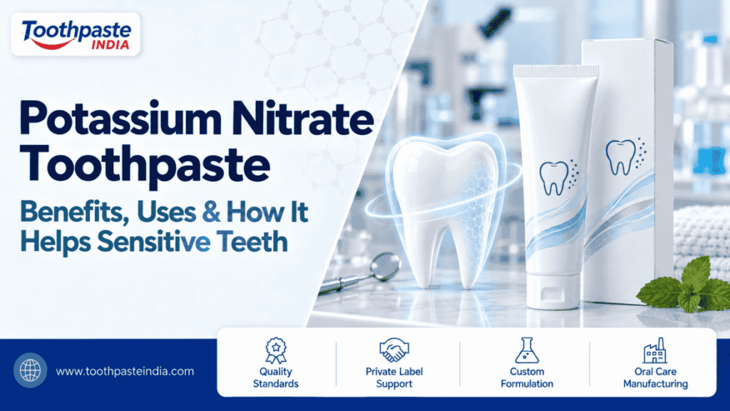 Potassium Nitrate Toothpaste: Benefits, Uses & How It Helps Sensitive Teeth