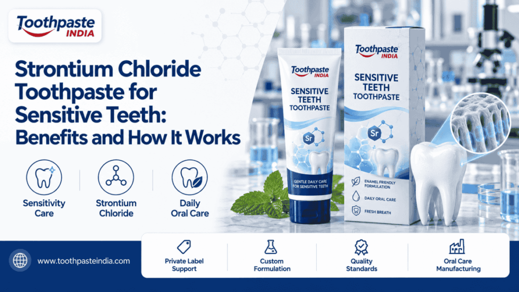 Strontium Chloride Toothpaste for Sensitive Teeth: Benefits and How It Works