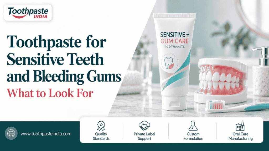 Toothpaste for Sensitive Teeth and Bleeding Gums: What to Look For